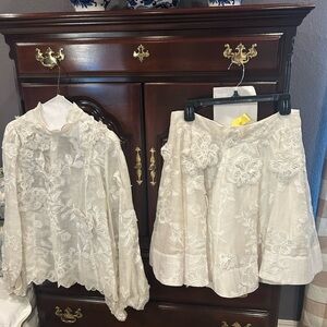 Zimmermann size 3 two piece set - EUC (purchase new and Worn Once)